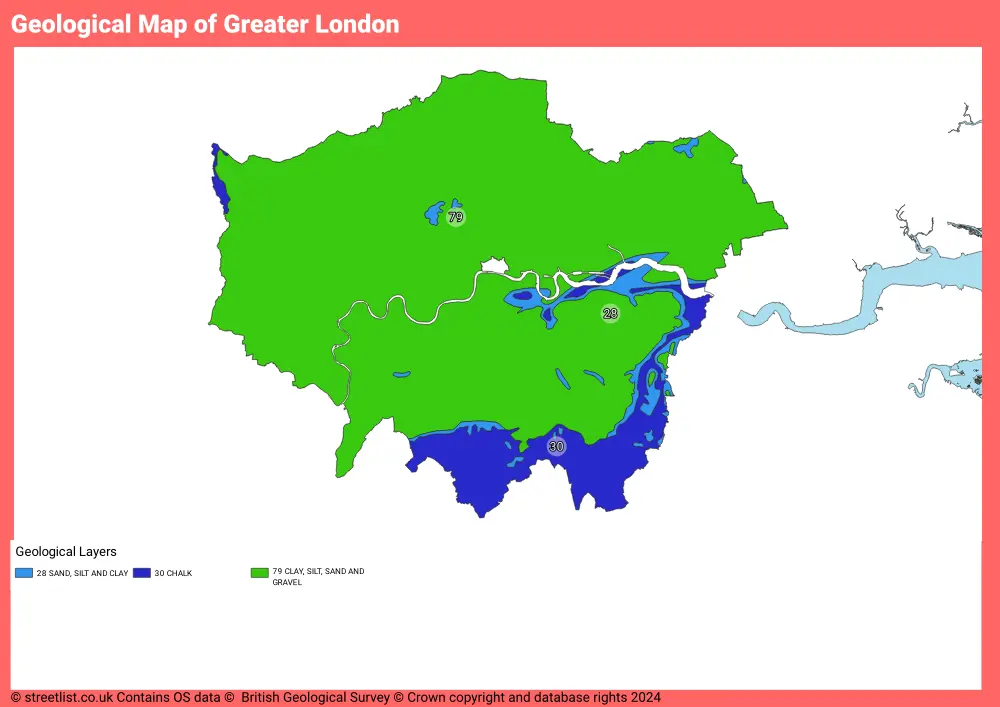 Geological Map of Greater London